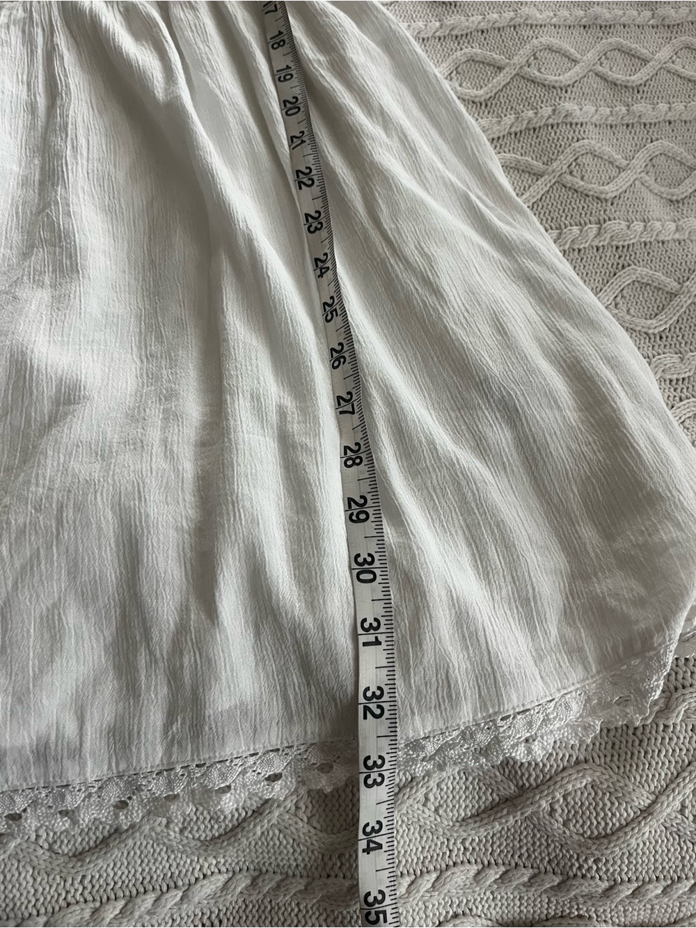 American Eagle Outfitters White Summer Mini Dress Lined Size Small - Picture 9 of 11
